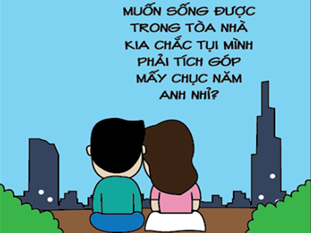 Tranh vui - Ước mơ sống trong nhà sang chảnh trở thành hiện thực