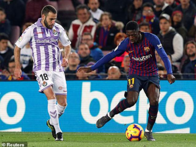 Trực tiếp Barcelona - Valladolid: Messi lạc lối ở Nou Camp