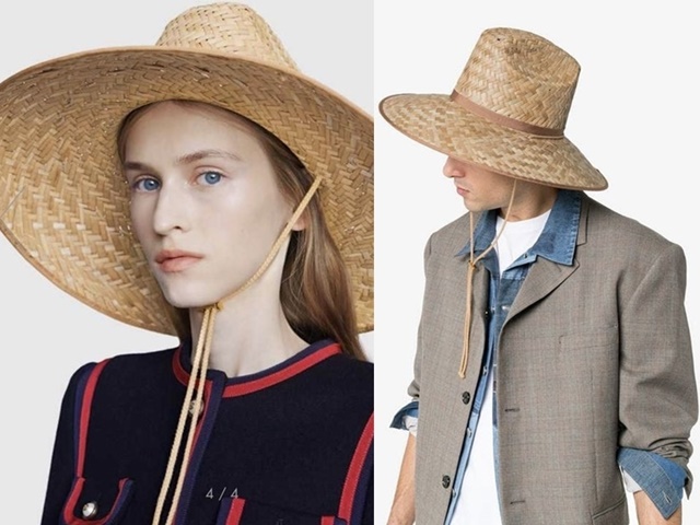 Thời trang - Mũ rơm nông dân đội ra đồng thành cảm hứng của Gucci