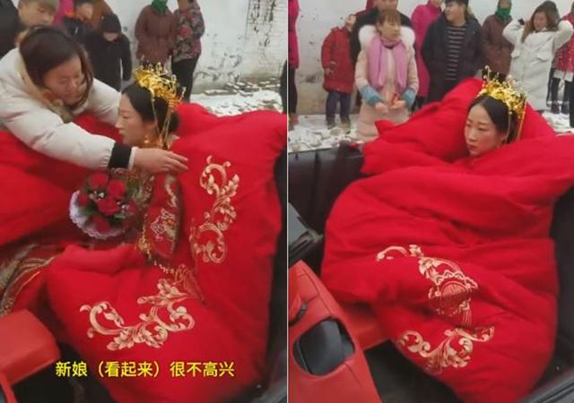 Cô dâu không cảm xúc trên xe mui trần trong ngày cưới gây tranh cãi - 2