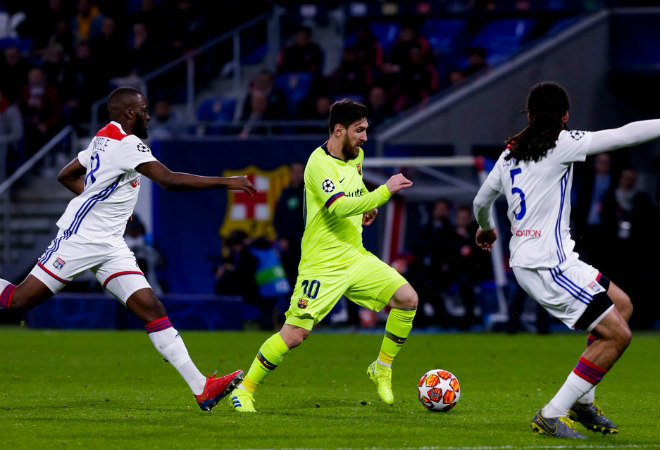 VÃ²ng 1/8 cÃºp C1 Lyon - Barcelona: SÃ³ng giÃ³ tá»›i táº¥p, khung thÃ nh rung chuyá»ƒn - 1