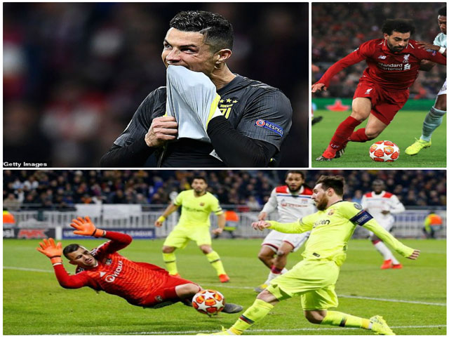 Bóng đá - Lượt đi vòng 1/8 Champions League: Siêu sao ẩn mình, Ronaldo "khóc hận"