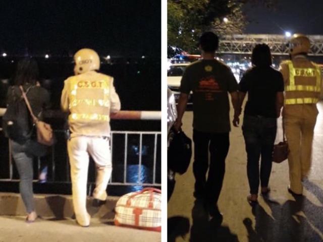 Tin tức trong ngày - Cô gái gí kéo vào cổ đòi nhảy sông tự tử gặp CGST và cái kết bất ngờ