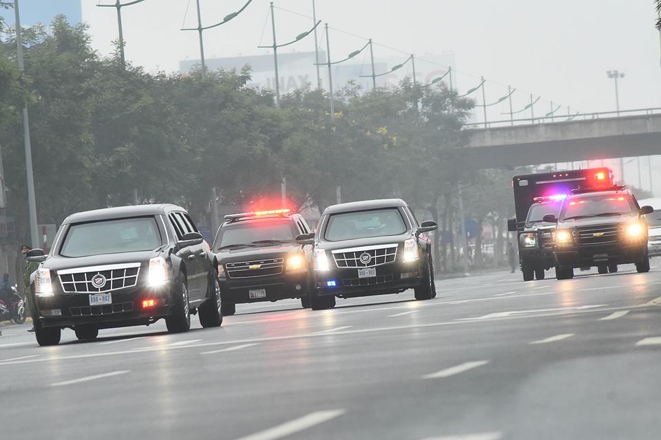 Cận cảnh dàn xe “quái thú” của Tổng thống Donald Trump vừa tới Hà Nội - 10