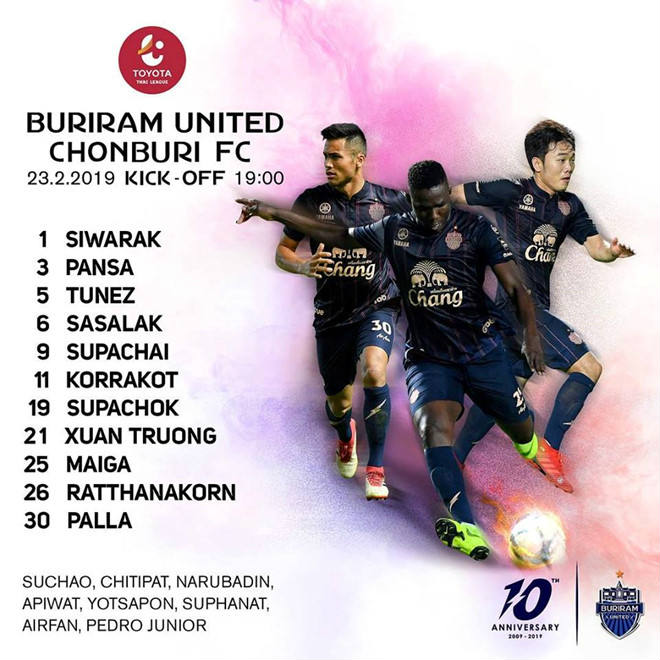 Xuân Trường ra mắt Thai-League: &#34;Ông chủ&#34; tuyến giữa khuấy đảo cùng Buriram - 1