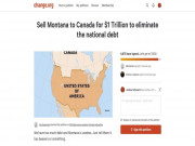 Kinh doanh - Nợ công tăng cao, hàng ngàn người Mỹ muốn bán cả 1 bang trong nước cho Canada