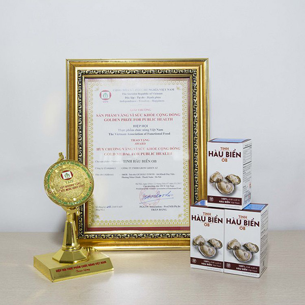 Hàu biển OB nhận giải thưởng “Sản phẩm vàng vì sức khỏe cộng đồng năm 2017” - 2
