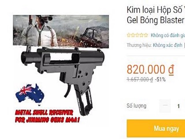 Công nghệ thông tin - Công an vào cuộc vụ Lazada bán thiết bị lắp ráp súng