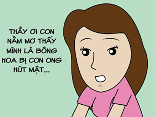 Tranh vui - Gặp thầy bói để giải mã những giấc mơ