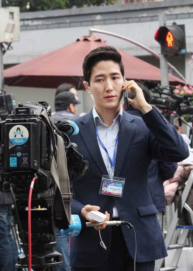 Nam phóng viên Hàn Quốc đẹp như tài tử khiến chị em Việt mê mẩn - 3