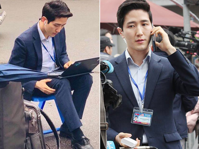 Bạn trẻ - Cuộc sống - Nam phóng viên Hàn Quốc đẹp như tài tử khiến chị em Việt mê mẩn