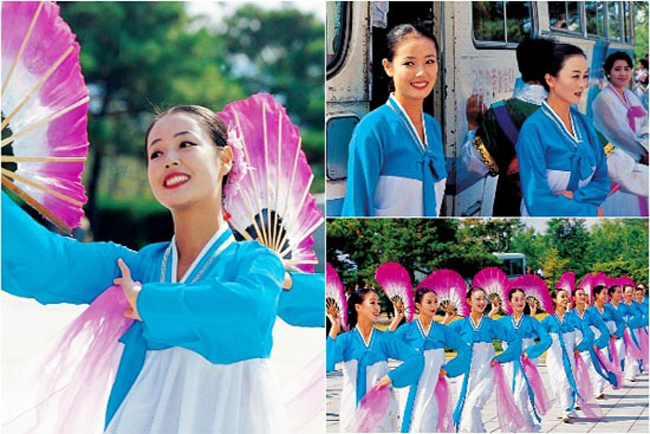 Cho Myung Ae thường xuyên có mặt trong những buổi biểu diễn quan trọng của đất nước Triều Tiên.