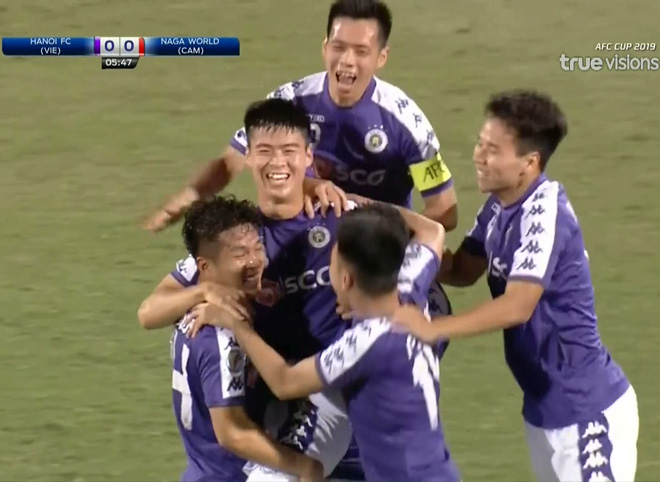 Hà Nội FC chinh phục AFC Cup: Duy Mạnh &#34;nã đại bác&#34; xé lưới đối thủ - 1