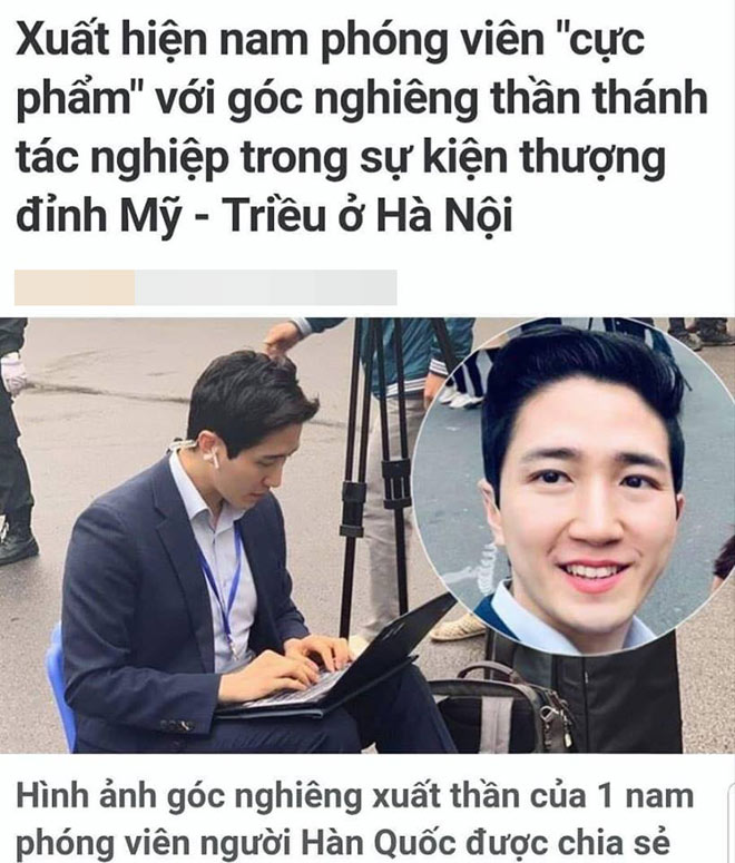 Phóng viên Hàn thích thú khoe ảnh được truyền thông Việt ca ngợi - 2