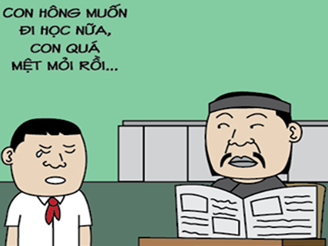 Tranh vui - Khi bạn lười biếng nhưng lại thích nói triết lý