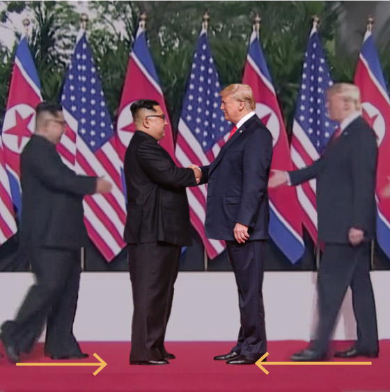Donald Trump gặp Kim Jong Un: Ngôn ngữ cơ thể nói lên điều gì - 1