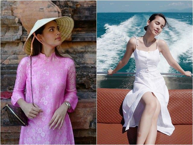 Phim - Mê mẩn trước nhan sắc nữ diễn viên xứ Chùa Vàng diện áo dài vừa du lịch ở Việt Nam