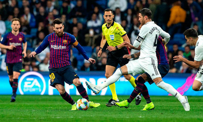 Real thua Barca siÃªu kinh Äiá»n: Ramos Äáº­p phÃ¡ phÃ²ng thay Äá», dá»a âxá»­â Bale - 2