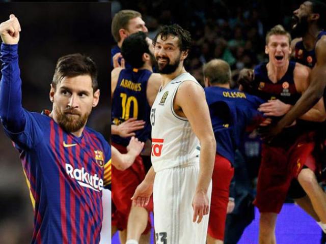 Barcelona quật ngã Real 77-70: Điềm lành cho Messi ở Siêu kinh điển