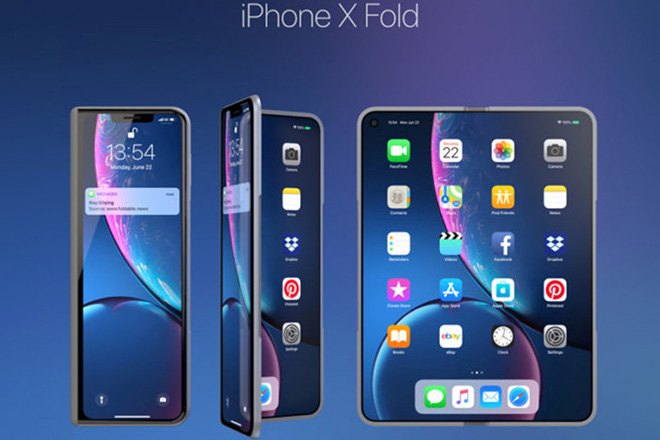 iPhone gập lại siêu đẹp lấy cảm hứng thiết kế từ Galaxy Fold - 3
