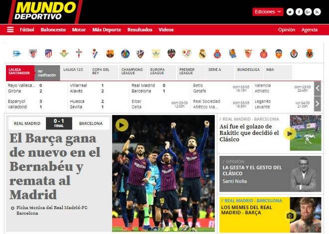 Báo chí thế giới “dìm” Real, tâng bốc Barca lên mây sau Siêu kinh điển - 1
