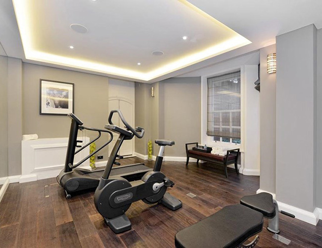 Phòng tập gym mang đến cho các thành viên trong gia đình không gian rèn luyện sức khỏe ngay tại chính ngôi biệt thự của mình