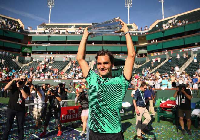 Tennis 24/7: Đấu Nadal - Djokovic, Federer là &#34;Vua kỷ lục&#34; ở Indian Wells - 1