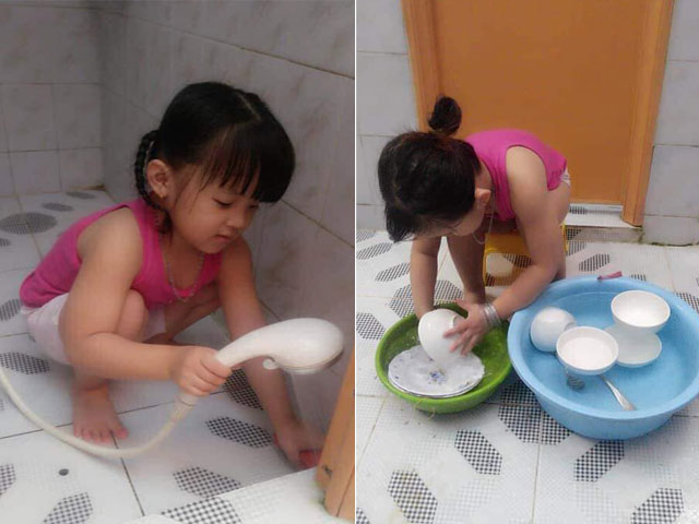 Bạn trẻ - Cuộc sống - Bé gái 4 tuổi bị mẹ 'bắt' làm đủ thứ việc và câu chuyện xót xa phía sau