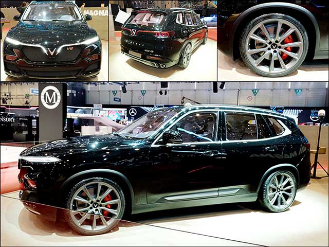 Mẫu SUV VinFast lắp động cơ V8 bất ngờ xuất hiện tại triển lãm Geneva Motor Show 2019