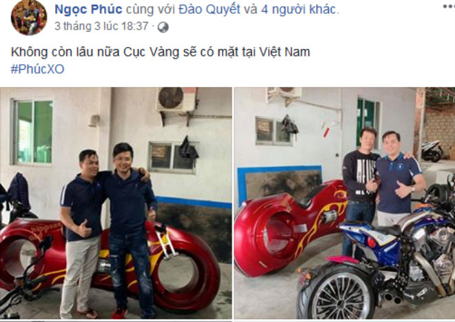 CHOÁNG: Lộ diện siêu môtô giá 10 tỷ đồng của Phúc XO? - 1