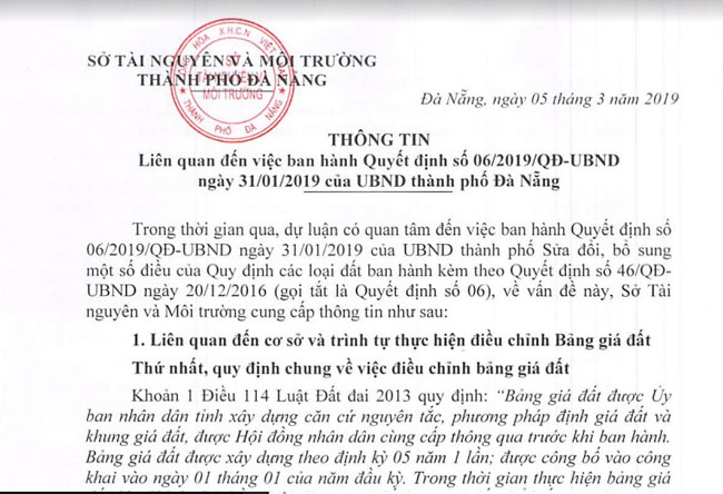 7.000 hộ dân bỗng nợ tiền tỷ vì điều chỉnh giá đất: TP Đà Nẵng khẳng định đúng trình tự - 1