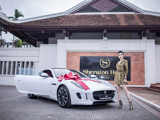 Tin tức ô tô - Á hậu Huyền My "tậu" xe thể thao Jaguar F-Type giá 6 tỷ đồng