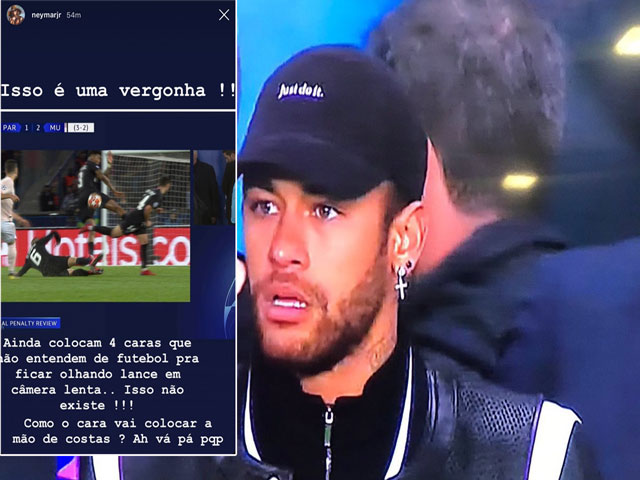 Neymar thẫn thờ nhìn MU lập kỳ tích: Cả giận mất khôn, thóa mạ trọng tài
