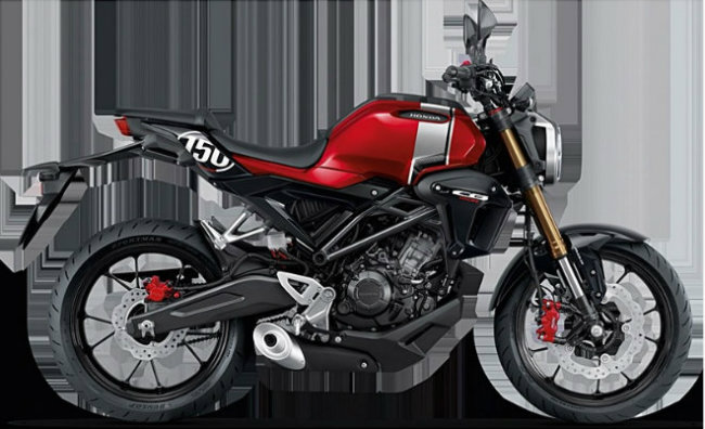 Honda CB150R Streetster bản màu đỏ.