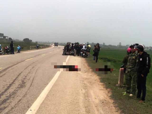 Tin tức trong ngày - Đi mời đám cưới, 2 bố con tử vong sau va chạm với xe tải