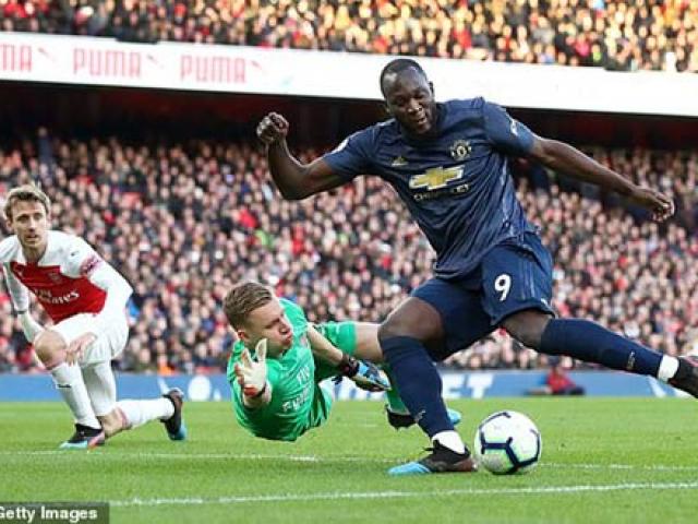 MU ôm hận trước Arsenal: Sốc với Lukaku ”siêu chân gỗ”