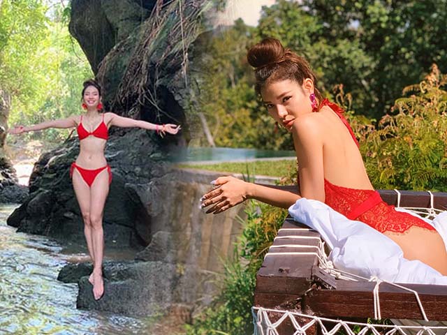 Đời sống Showbiz - Người đẹp Jolie Phương Trinh khoe ảnh du lịch ở Bali