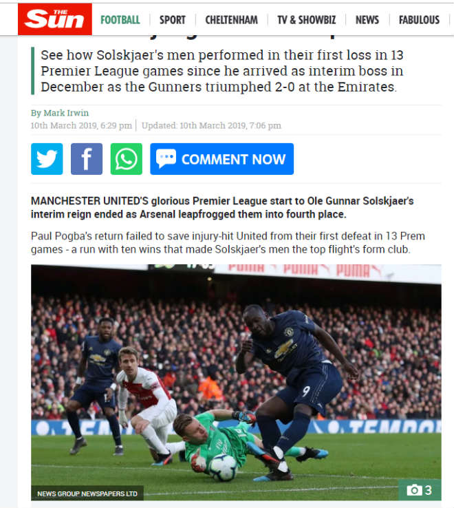 MU thua Arsenal: Báo Anh tiếc cho De Gea, chuyên gia chỉ ra nguyên nhân - 2