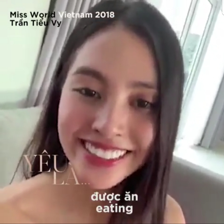 Hoa hậu Tiểu Vy trả lời câu hỏi về tình yêu của Trọng Hiếu, fan bật cười - 3