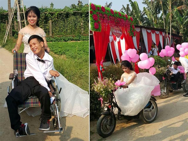 Bạn trẻ - Cuộc sống - Đám cưới của cặp đôi đặc biệt khiến dân mạng vỡ òa cảm xúc