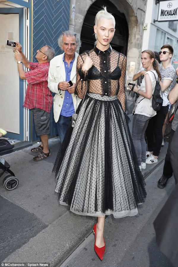 Mặc mốt trong suốt đẹp như siêu mẫu Karlie Kloss - 10