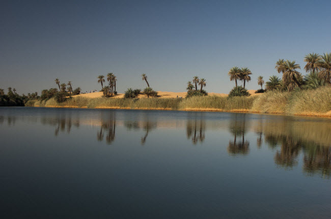 Gaberoun, Libya: Một viên ngọc quý khác của Libya trên sa mạc Sabha là ốc đảo Gaberoun.