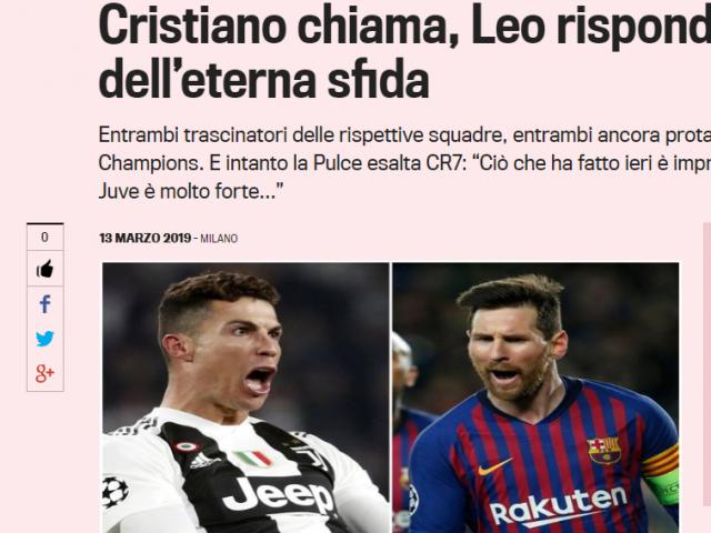 Barca tạo ”bàn tay nhỏ”: Báo chí khen ”phù thủy” Messi hay chẳng kém Ronaldo