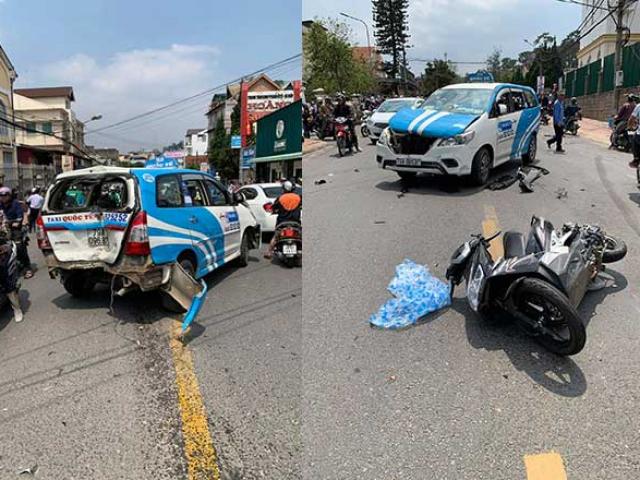 Nóng 24h qua: Tài xế ôm vô lăng ”nhún nhảy” sau khi tông hàng loạt ô tô, xe máy