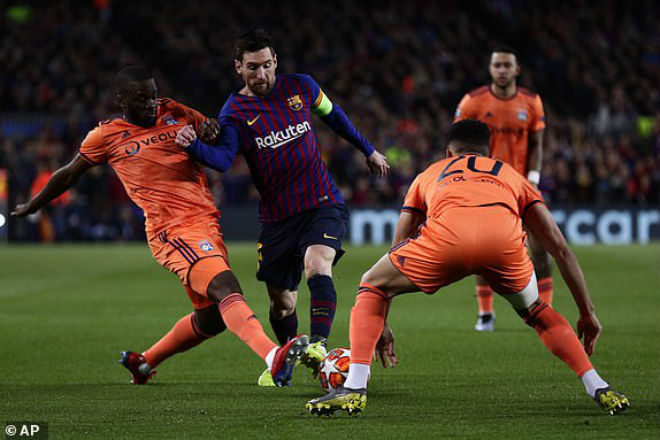 Chi tiết Barcelona - Lyon: Dembele &#34;nhận quà&#34; từ Messi (KT) - 5