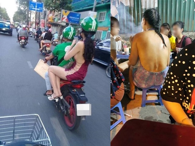 Thời trang - Váy hở mạn sườn tràn xuống phố Việt