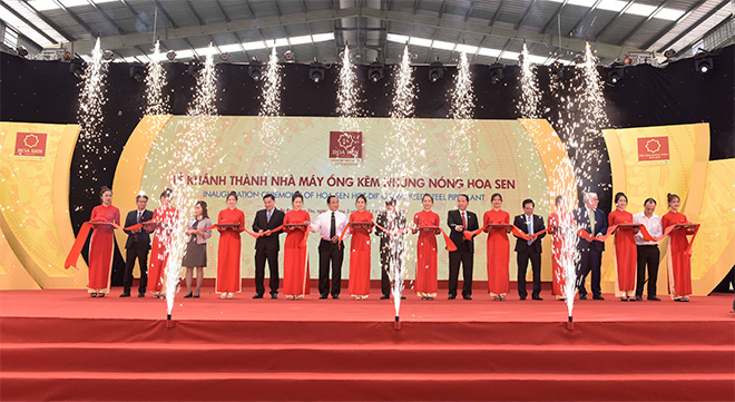 Tập đoàn Hoa Sen khánh thành nhà máy ống kẽm nhúng nóng, tiếp tục đẩy mạnh xuất khẩu sang châu Âu - 4