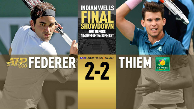 Chung kết Indian Wells Masters: Federer quyết vượt kỷ lục Djokovic - 1