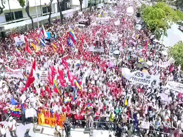 Thế giới - Video: Ngay ở “trái tim” nước Mỹ, người dân xuống đường ủng hộ TT Maduro