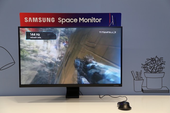 Samsung ra mắt màn hình Space với độ phân giải lên đến 4K, dây chữ Y - 2
